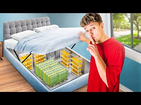 I Built a SECRET ROOM to Hide my Money!