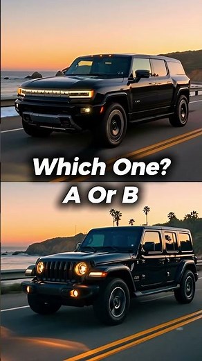 ⚡ Hummer EV vs Jeep Wrangler | Which One? 🤔