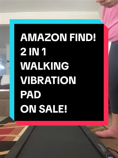 2 in 1 Walking and Vibration Pad for Home Workouts