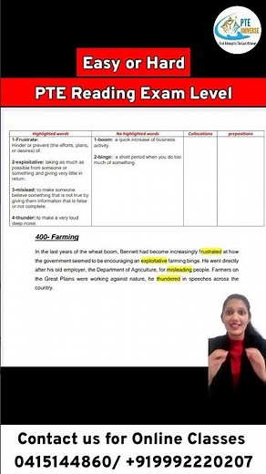 Easy or Hard? PTE Reading Exam Level Explained! Real PTE Reading Question Can You Solve This? #pte90