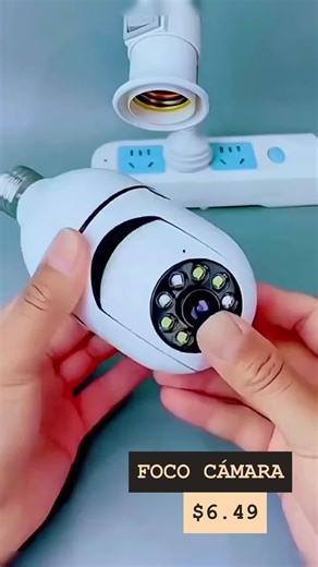 Distribuidora Odel on Instagram: "NUEVO FOCO CÁMARA SE INSTALA FÁCIL COMO UN BOMBILLO, SIN CABLES NI COMPLICACIONES VIGILANCIA EN TIEMPO REAL DESDE TU CELULAR, IDEAL PARA CASA O NEGOCIO. VISIÓN NOCTURNA, AMPLIO ÁNGULO Y CONTROL REMOTO PARA MAYOR TRANQUILIDAD. PRECIO $6.49c/u 🚚ENVÍOS NACIONALES HASTA LA PUERTA DE TU CASA🏚 WWW.DISTRIBUIDORAODEL.COM 🚚 📲 CONSULTAS AL WHATSAPP 67681199 ENVÍOS INTERNACIONALES +5076222 8346 🏢 CUATRO SUCURSALES 📍UBICADOS EN AVENIDA B BARRIO CHINO DIAGONAL A MELO