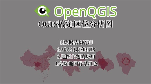 QGIS搞定区位分析