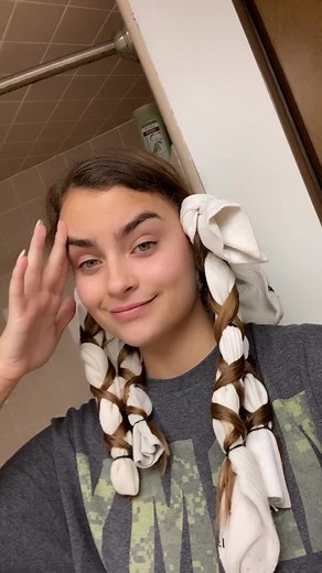 Get Ready With Me for Work! Sock Challenge and Curls Tutorial