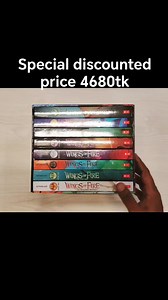 the Wings of Fire (8 Books) Box Set by Tui T. Sutherland. This collection includes the first eight books of the Wings of Fire series, offering readers an immersive journey into a world of dragons, prophecy, and adventure | The Reading Cafe