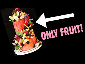 Watermelon Cake| Raw, Vegan Cake Decorating