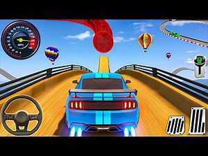 Extreme Muscle Car Stunts 2025 - Mega Stunt Ramp Car Racing Simulator 3D - Android Gameplay