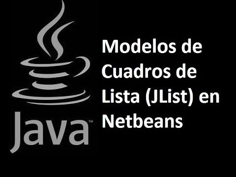 Java - JList en Netbeans (Modelos de Cuadros de Lista)
