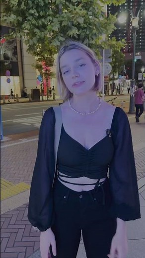 陽気なウクライナ美人留学生にインタビュー #Shorts