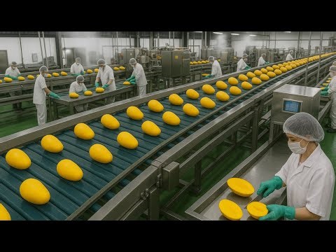 Inside a Modern Giant Mango Factory From Massive Mangoes to Golden Slices