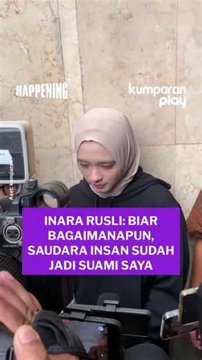 Status hubungan Inara Rusli dan Insanul Fahmi akhirnya terjawab. Saat menyambangi Polda Metro Jaya pada Senin (29/12), Inara tegas mengakui bahwa dirinya kini telah sah menjadi istri dari Insanul Fahmi usai berkonsultasi dengan Buya (sang guru spiritual) Inara. Aset: kumparan #happening #update #entertainment #svt #inararusli