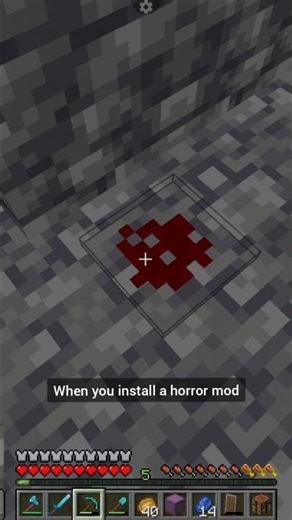 When You Install A HORROR Mod In Minecraft....💀☠️