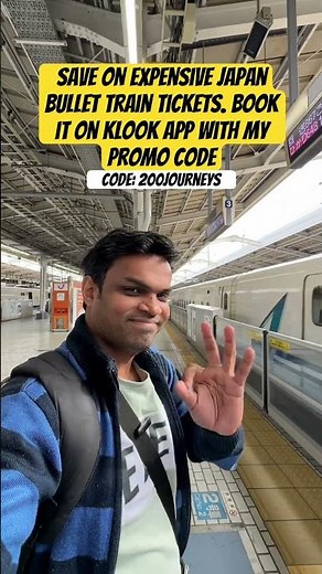 Japan Bullet Train Tickets Discount 😍 Klook Promo Code 2026 Japan 🇯🇵