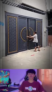 2.2M views · 10K reactions | cara kreatif membuat pintu garasi #tutorial #ide #kreatif #pintu #gerbang #garasi #bangunan #kerajinan #fyp #reels #viral | Cecef Pranata | Facebook