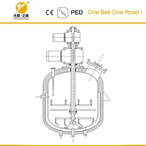 [Hot Item] Stainless Steel Ss Scraper Agitator Mixing Vessel