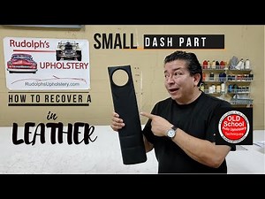 DIY Leather Dashboard Part Wrap Tutorial for Beginners