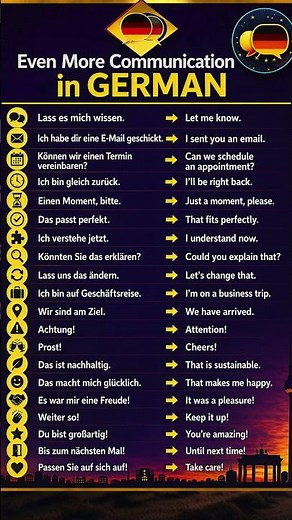 How to learn German quickly? Learn German Compliments FAST and EASY