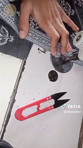 How to Attach Border Patti on Shirt Sides