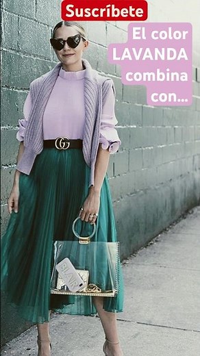 The LAVENDER color goes with… #color #lavender #match #combinations #clothing #women #shorts