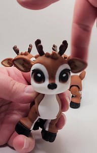 Flexi Baby Deer: Articulated 3D Printed Fidget Toy - Etsy