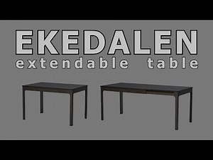 How to build | Ikea EKEDALEN Extendable Table Assembly | Put It Together