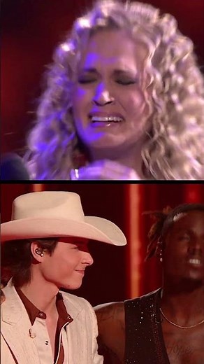 From 2005 to 2025! Carrie Underwood and Jamal Roberts' winning moments! 🤩 #AmericanIdol