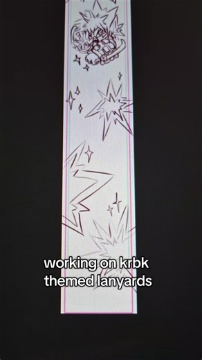 Its an impulsive descision caus ei really wanted custom lanyards to wear at the con ima be going to in may, so i figured why not make something i can also have for my krbk drop. theyre both gonna get solo lanyards and one ship lanyards, so 3 different designs