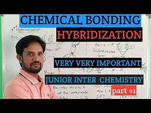 HYBRIDIZATION //INTER FIRST YEAR CHEMISTRY // CHEMICAL BONDING// PART #1 /CLASS 11