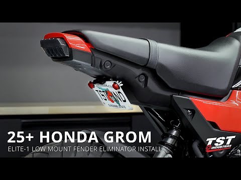 How to Install Low Mount Fender Eliminator on 2025+ Honda Grom by TST Industries