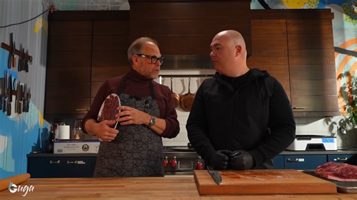 Cooking steaks with my culinary hero - a dream kitchen collaboration