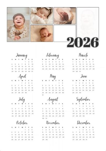 Customized calender | 2026 calendar customized design