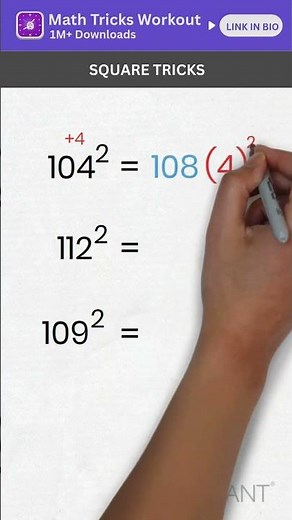 Vedic Maths Tricks - Mental Math Tricks - Square Numbers - Easy Math Hacks - Simplification Tricks