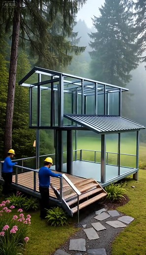 4.3K views · 122 reactions | First prefab home shippingcontainerhouse mobilehome containervilla shippingworldwide housedesign | Container Home Design | Facebook