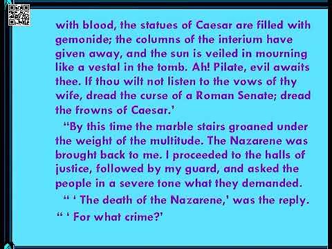 Acta Pilati - Pilate's Report to Caesar of the Crucifixion of Jesus Christ - ‪@hebrewawakening‬