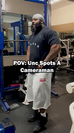 Unc found a camera man breaking the rules #gym #funny | gym