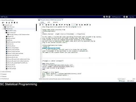 change file path/directory in SAS ondemand for academics