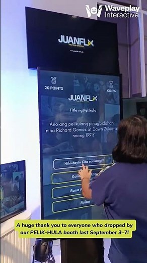 DTI x Offline Touchscreen Quiz Game