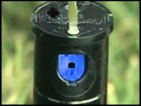 Video How to remove and clean the nozzle on Rain Bird 32SA and 3500 series rotor sprinklers