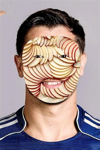 Mystery Face Layers ASMR: Brahim Diaz Real Madrid Loop ⚽️😀