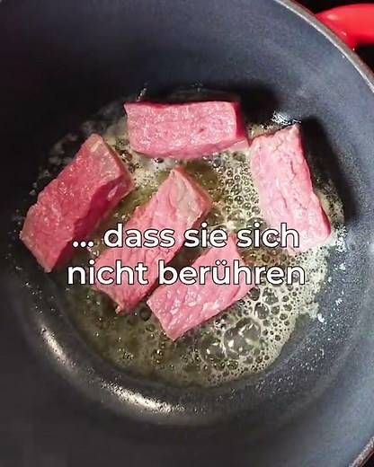 Rindfleisch Geschnetzeltes richtig anbraten | Kochtipps und Kochtricks #braten