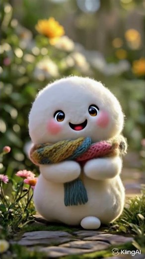 Marshmallow Cute Walk | Cozy Character Animation