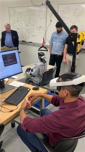 Virtual reality for AI