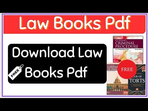 How to Download Law Books Pdf For Free✅ | ALL COURSES FREE BOOKS I