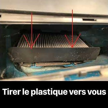 Remplacement filtre habitacle Peugeot 1007