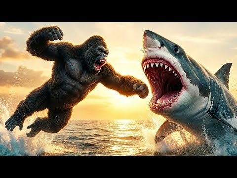 King Kong vs Big Shark | The Ocean Battle 2026 🌊🦍🦈 | iGroove