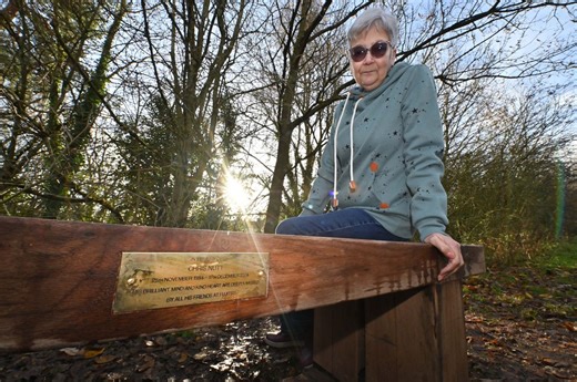 'He would do anything for anyone': Bench unveiled in tribute to Telford Town Park volunteer