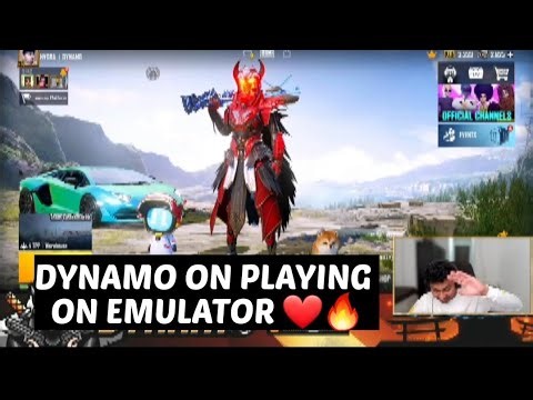 DYNAMO ON PLAYING ON EMULATOR | BGMI