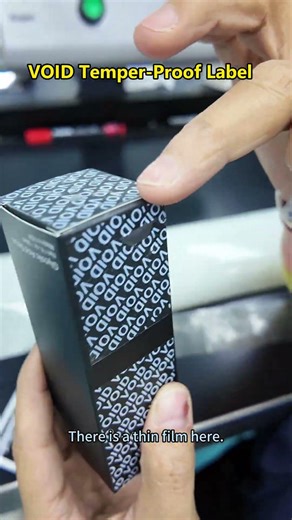 The VOID Anti-Tamper Seal. #customlabel