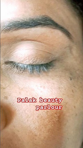 eye brow perfect shape 💯 |palak beauty parlour 💫| threading tutorial #youtubeshorts #shortfeed |