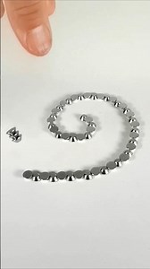 Cone Spiral Magnetic Chain Reaction