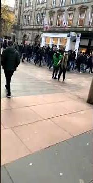 SS LAZIO IN GLASGOW SINGING "AVANTI RAGAZZI DI BUDA" (2019)